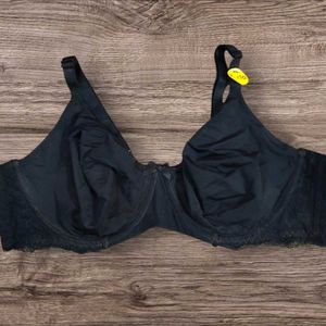 Comfortable Black Full Coverage Bra