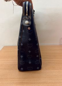 MCM Monogram Lion Detailed Handbag