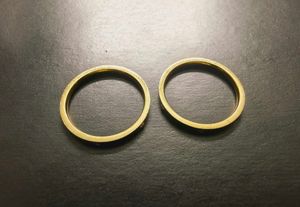 Anti-tarnish Rings stack in gold finish