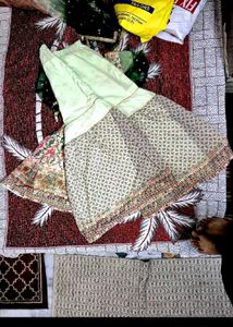 elegant pakistani Sharara suit