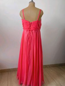 Elegant Coral Gown