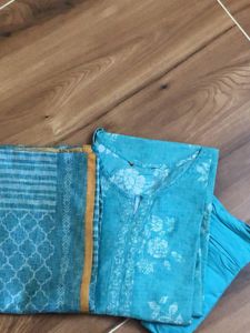 Beautiful Teal Kurta Set