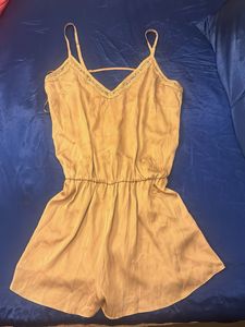 LIMITED EDITION Silky Playsuit with Lace Detail