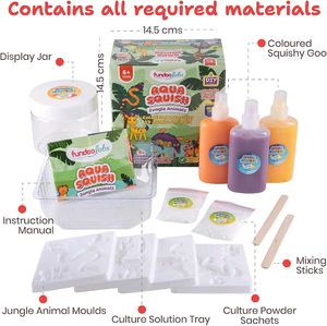 FundooLabs Aqua Squish Jungle Animals Kit | Make 2