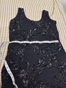 Stunning Black Embellished kurta set