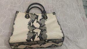 Snakeskin Print Handbag
