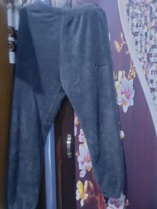 Cozy Grey Hoodie with pajama,night suit