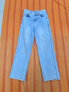 Light Wash Wide Leg Jeans