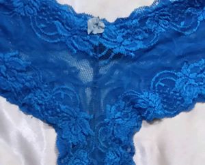 new Blue Lace Panty