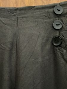 Chic Grey Wide Leg Culottes
