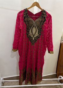 Bright Magenta Pink Salwar Kameez