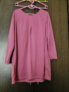Solid Mauve (onion pink) stretchable top