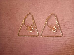 Rose Gold Layered Hoop Earrings