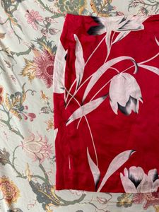 SALE ‼️𐙚 y2k chinese red floral miniskirt
