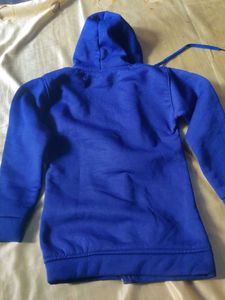 Adidas Blue Hooded Jacket