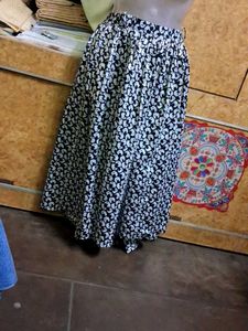 Boho Black &amp; White Skirt