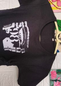 Black Spice Girl Graphic T-Shirt