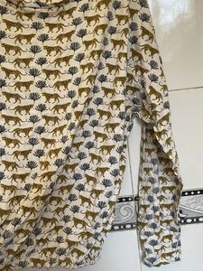 Leopard Print Long Sleeve Top