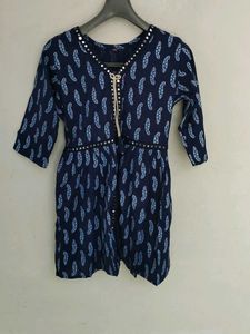 Navy Blue Printed Co ord Set