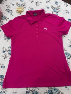 Puma Pink Polo Shirt