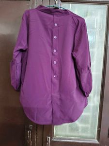 New Party' Wear Stylish Purple Top In Xl Size