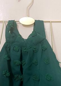 Emerald Green Halter Mini Dress