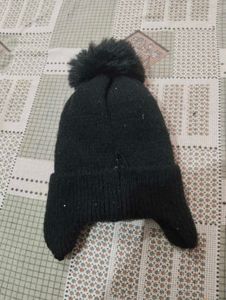 Cute Pink Giraffe Baby Cap
