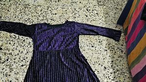Price Drop ☔ Purple Striped Gown