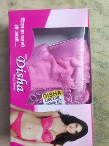 32 Sized Set Of 3 Bra Panty Combo Cotton Net