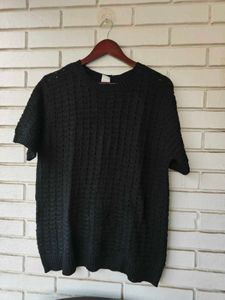 Chic Knitted Short Sleeve Top