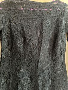 Elegant Black Lace Dress