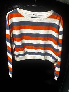 Striped Crop Top