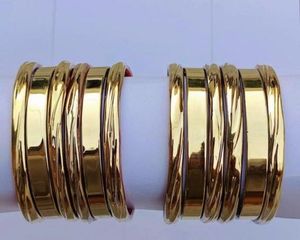 Elegant Gold Tone Bangles Set