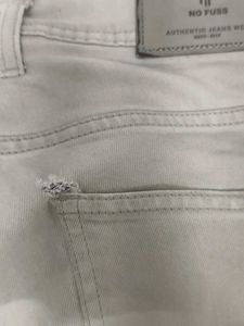 Light Green Casual Pants