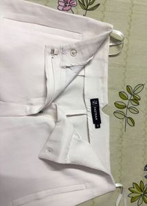 Chic Wide-Leg White Trousers