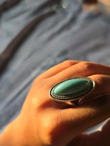Oval Turquoise Statement Ring