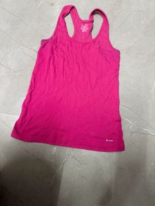 Bright Pink Racerback Tank Top