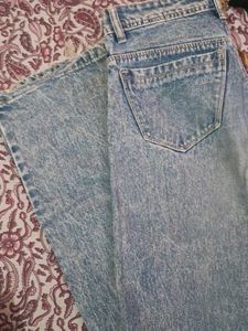 Vintage Wash Flare Jeans