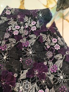 Floral midi whimsical skirt