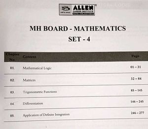 Maharashtra Board Mathematics Compendium - 4