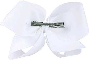 Floral Netted Hair Bow Alligator Clip New