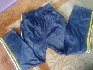Striped Navy Blue Track Pants