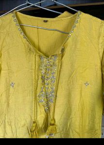 Yellow Sharara Set