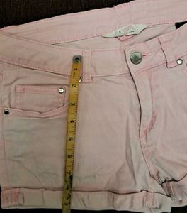 Girls H&amp;M Pink Denim Shorts