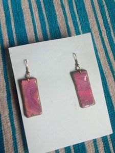 Pink Dangle Earrings