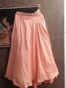 Peach Colored Ethnic Skirt