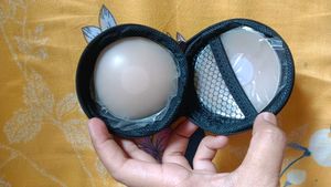 invisible bra , sticker