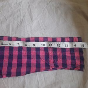 💕💜 Cute Pink &amp; Purple Plaid Checker Shirt Top