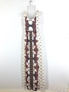 Off White Printed Dress(Women’s)