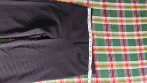 Ribbed Flare Pants with Button Detail
